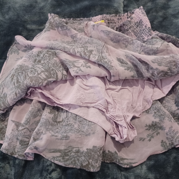 UO Ciara Lilac Mini Skort. - Picture 4 of 6